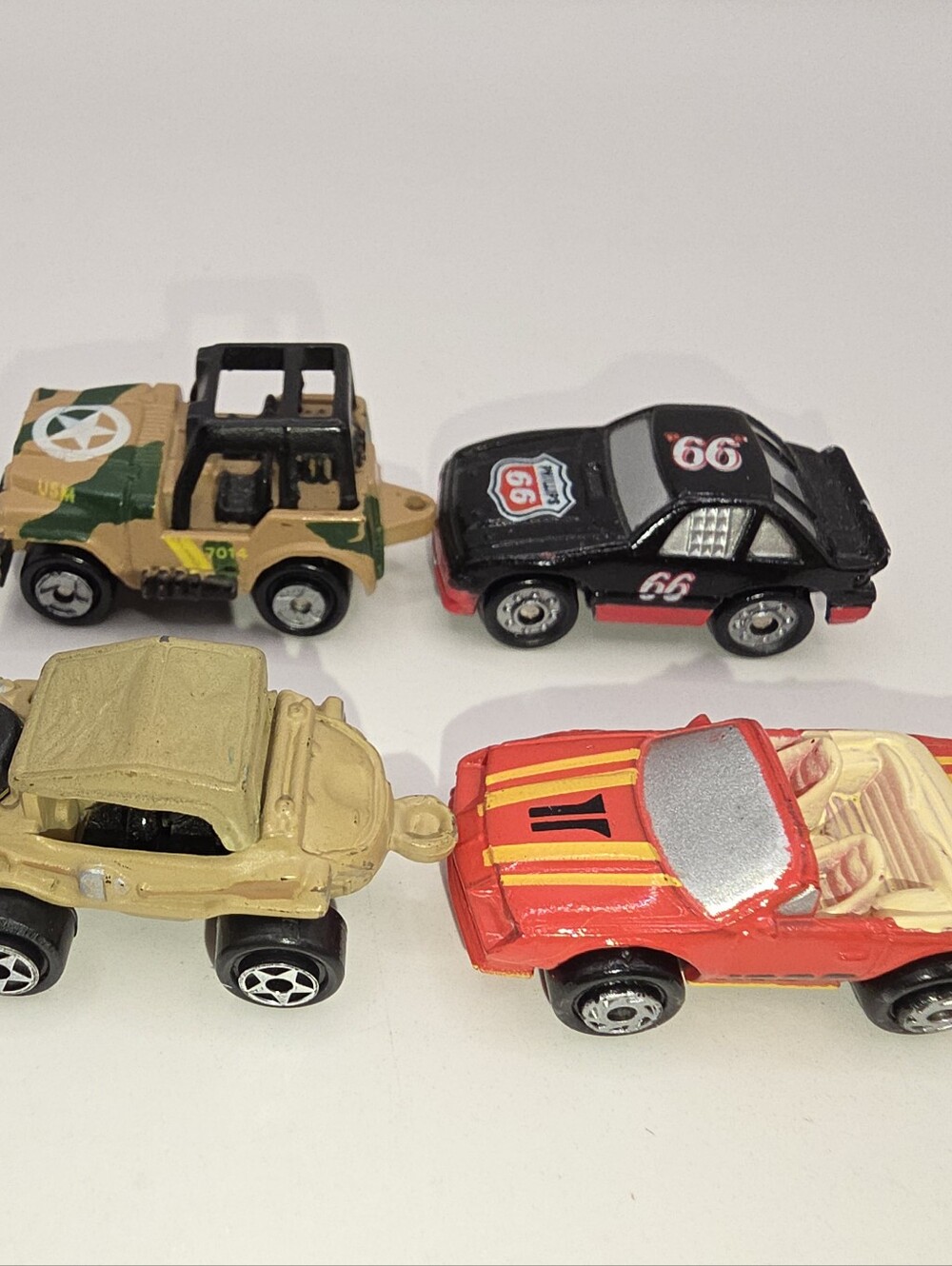 1988-1992 Micro Machines Lot Camaro IROC-Z Military Jeep VW Schwimmwagen - Picture 2 of 3